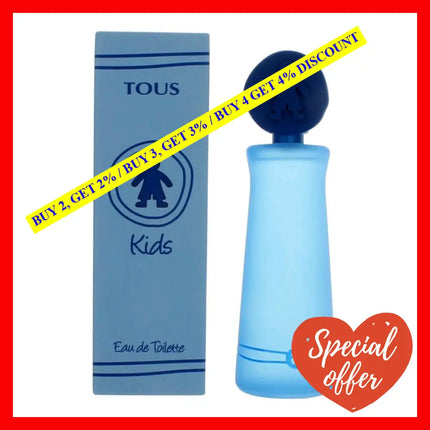 Tous Kids Boy By 3.4 Oz Eau De Toilette Spray For Boys