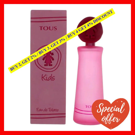 Tous Kids Girl By 3.4 Oz Eau De Toilette Spray For Girls