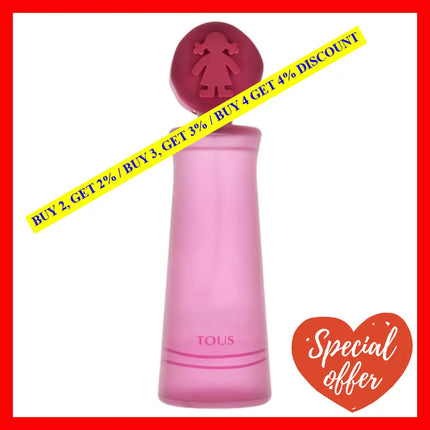 Tous Kids Girl By For - 3.4 Oz Edt Spray (Tester)