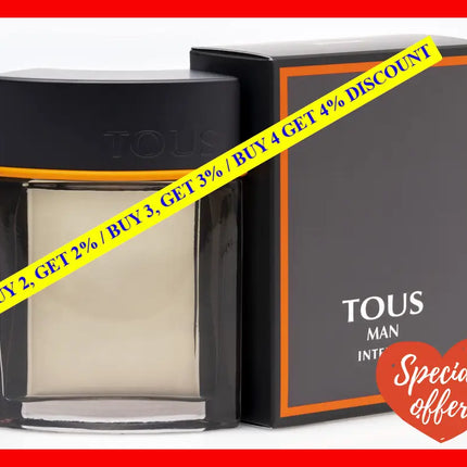 Tous Man Intense By For Men - 3.4 Oz Edt Spray