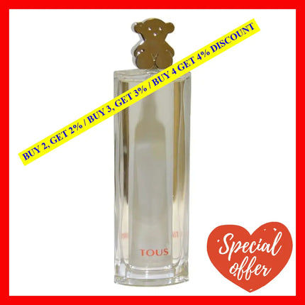 Tous Silver By For Women - 3 Oz Edt Spray (Tester)