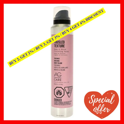 Tousled Texture Finishing Spray By Ag Hair Cosmetics For Unisex - 5 Oz