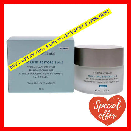 Triple Lipid Restore By Skinceuticals For Unisex - 1.6 Oz Cream