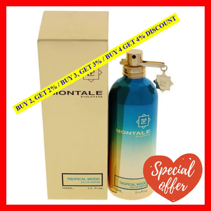 Tropical Wood By Montale For Unisex - 3.4 Oz Edp Spray