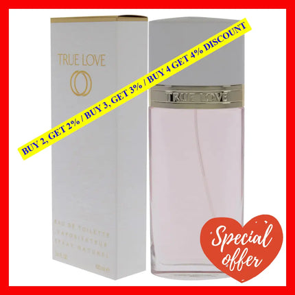 True Love By Elizabeth Arden For Women - 3.3 Oz Edt Spray