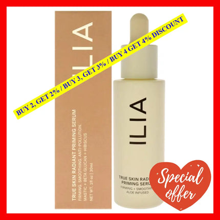 True Skin Radiant Priming Serum - Light It Up By Ilia Beauty For Women 1 Oz