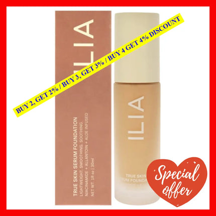 True Skin Serum Foundation - Sf1 Formentera By Ilia Beauty For Women 1 Oz