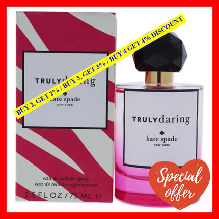 Trulydaring By Kate Spade For Women - 2.5 Oz Edt Spray