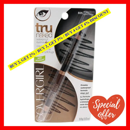 Trunaked Waterproof Eyeliner Duo - # 805 Mocha/Ebony By Covergirl For Women 0.03 Oz