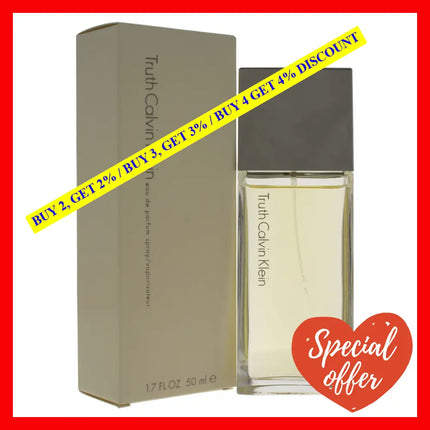 Truth By Calvin Klein For Women - 1.7 Oz Edp Spray