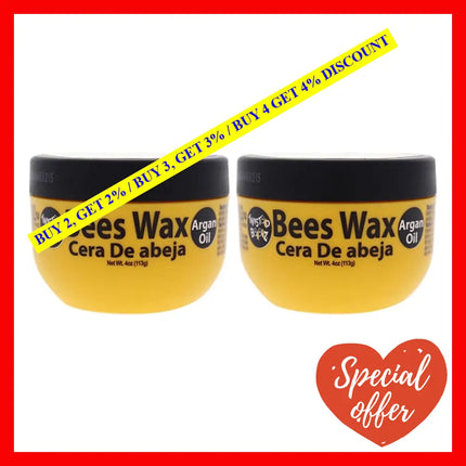 Twisted Bees Wax - Arganoil By Ecoco For Unisex 6.5 Oz Pack Of 2