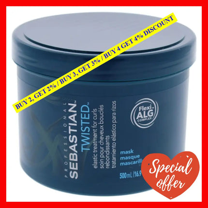 Twisted Elastic Treatment Curl Mask By Sebastian For Unisex - 16.9 Oz Masque