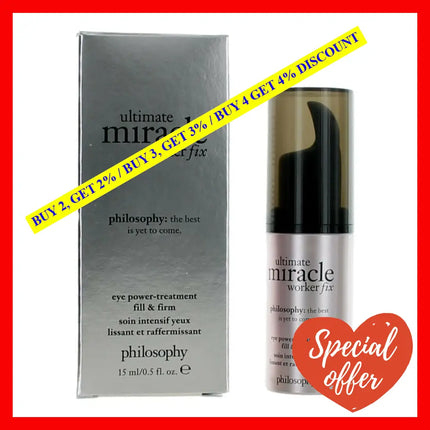 Ultimate Miracle Worker Fix By Philosophy.5 Oz Eye Power-Treatment For Unisex