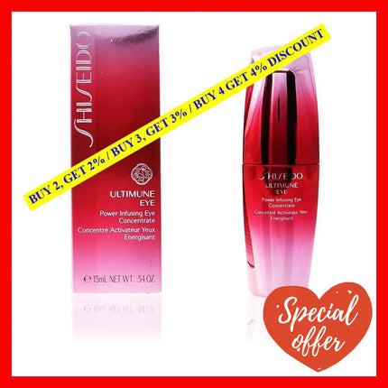 Ultimune Power Infusing Eye Concentrate By Shiseido For Unisex - 0.54 Oz Serum