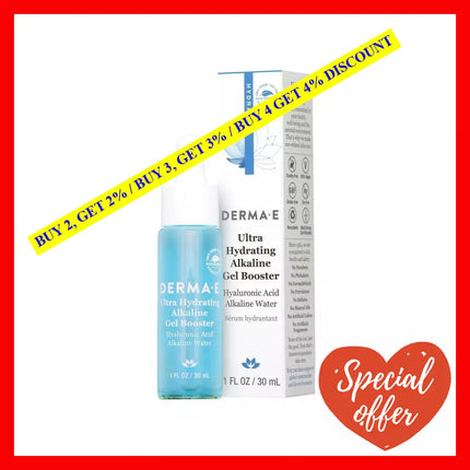 Ultra Hydrating Alkaline Gel Booster By Derma-E For Unisex - 1 Oz