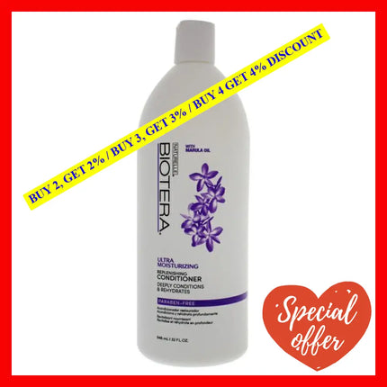 Ultra Moisturizing Conditioner By Biotera For Unisex - 32 Oz