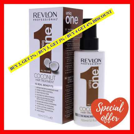 Uniq One Coconut Hair Treatment By Revlon For Unisex - 5.1 Oz