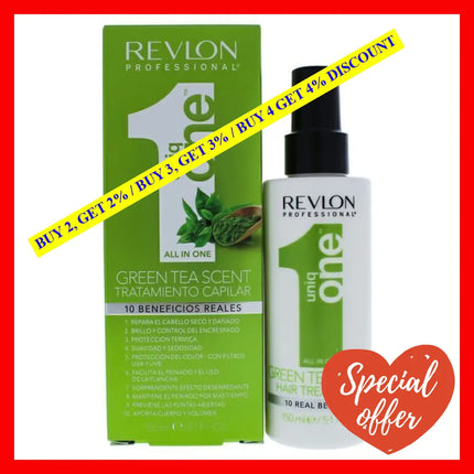 Uniq One Green Tea Scent Hair Treatment By Revlon For Unisex - 5.1 Oz