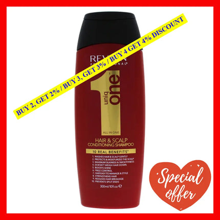 Uniq One Hair Scalp Conditioning Shampoo By Revlon For Unisex - 10 Oz