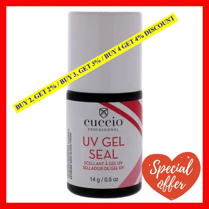 Universal Uv Gel Seal By Cuccio Pro For Women - 0.5 Oz Top Coat