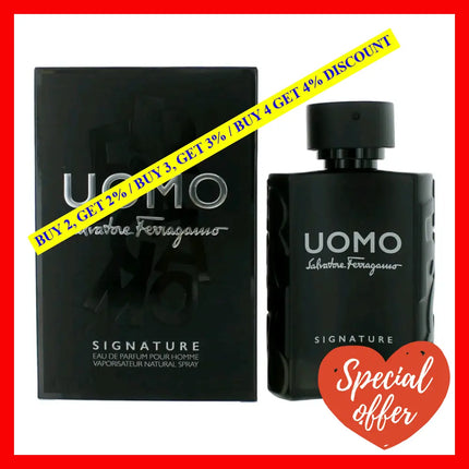 Uomo Signature By Salvatore Ferragamo 3.4 Oz Eau De Parfum Spray For Men