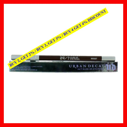 Urban Decay 24/7 Glide On Eye Pencil By.04 Oz Waterproof - Whiskey