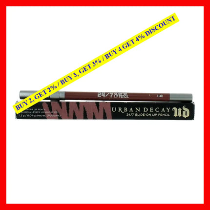 Urban Decay 24/7 Glide On Lip Pencil By.04 Oz Longwear - Liar