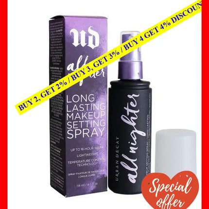 Urban Decay All Nighter Long Lasting Makeup Setting Spray 118Ml - 3605972567680