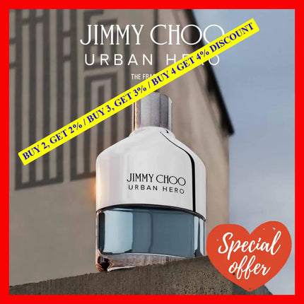 Urban Hero By Jimmy Choo For Men - 1.7 Oz Edp Spray