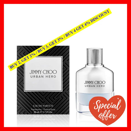 Urban Hero By Jimmy Choo For Men - 1.7 Oz Edp Spray