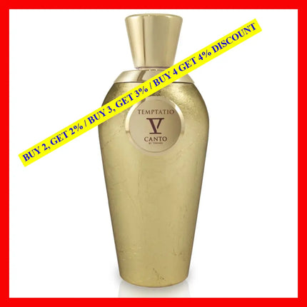 V Canto Temptatio Unisex Extrait De Parfum 100 Ml 3.4 Oz Oz / Ml