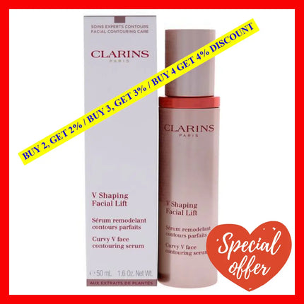 V Shaping Facial Lift Serum By Clarins For Women - 1.6 Oz