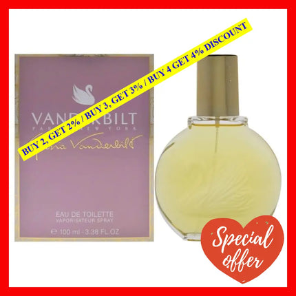 Vanderbilt By Gloria For Women - 3.38 Oz Edt Spray