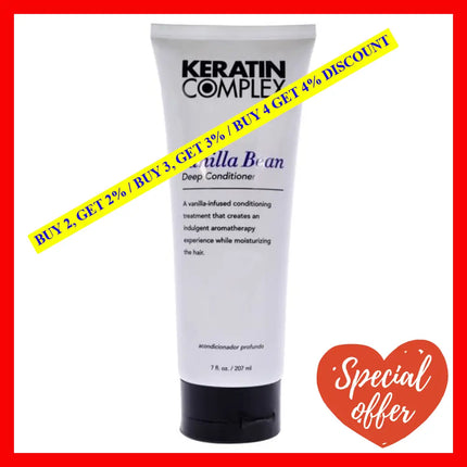 Vanilla Bean Deep Conditioner By Keratin Complex For Unisex - 7 Oz