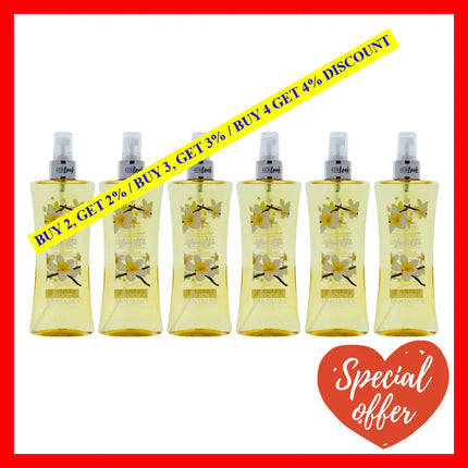 Vanilla Body Spray By Fantasies For Women - 8 Oz Pack Of 6