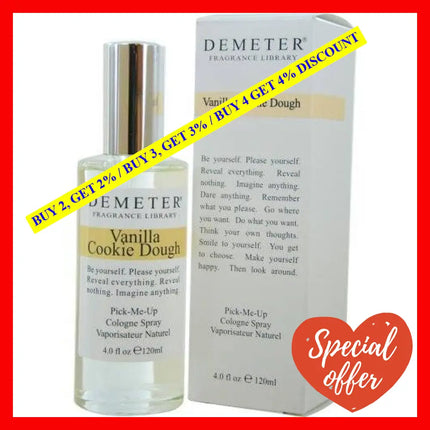 Vanilla Cookie Dough By Demeter For Unisex - 4 Oz Cologne Spray