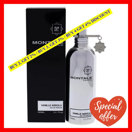 Vanille Absolu By Montale For Unisex - 3.4 Oz Edp Spray