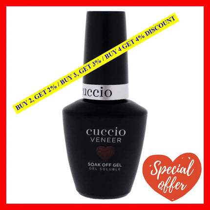 Veener Soak Off Gel - Cheers To New Year By Cuccio Colour For Women 0.44 Oz Nail Polish