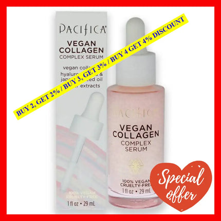 Vegan Collagen Complex Serum By Pacifica For Unisex - 1 Oz