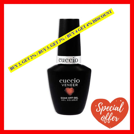 Veneer Soak Off Gel - Brownie Points By Cuccio Colour For Women 0.44 Oz Nail Polish