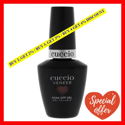 Veneer Soak Off Gel - Getting Into Truffle By Cuccio Colour For Women 0.44 Oz Nail Polish