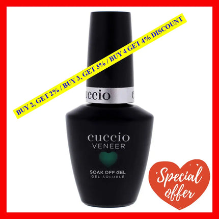 Veneer Soak Off Gel - Make A Difference By Cuccio Colour For Women 0.44 Oz Nail Polish