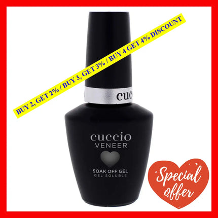 Veneer Soak Off Gel Nail Polish - Why Hello By Cuccio Colour For Women 0.44 Oz