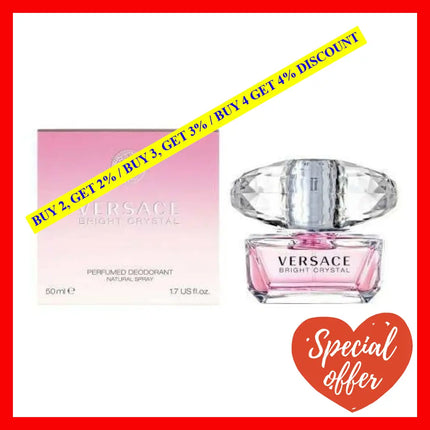 Versace Bright Crystal 1.7 Deodorant Spray For Women