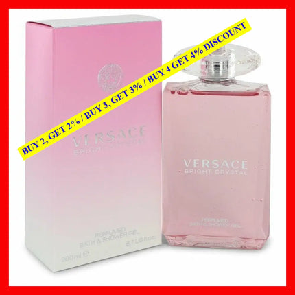 Versace Bright Crystal 6.7 Bath & Shower Gel For Women