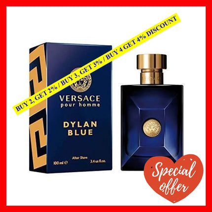 Versace Dylan Blue 3.4 After Shave Lotion For Men