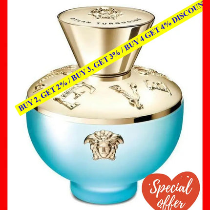 Versace Dylan Turquoise Pour Femme Edt Spray For Women 100Ml - 8011003858552