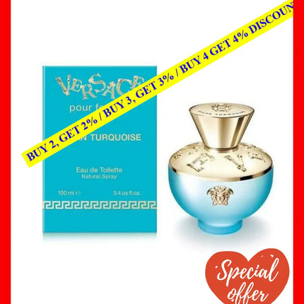 Versace Dylan Turquoise Pour Femme Edt Spray For Women 100Ml - 8011003858552