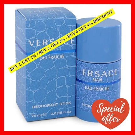 Versace Eau Fraiche 2.5 Deodorant Stick For Men.