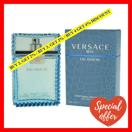 Versace Eau Fraiche 3.4 Perfumed Deodorant Sp